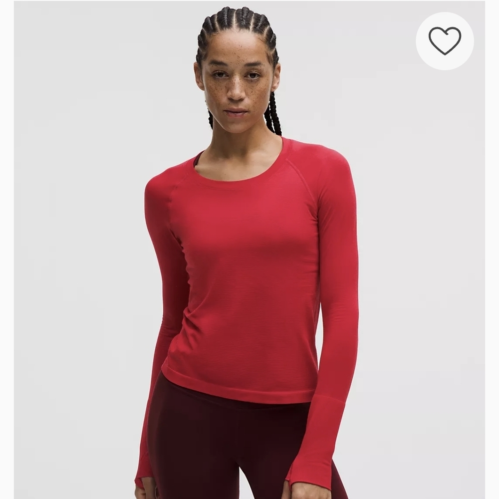 Lululemon Swiftly Tech Long Sleeve 2.0            Waist Length